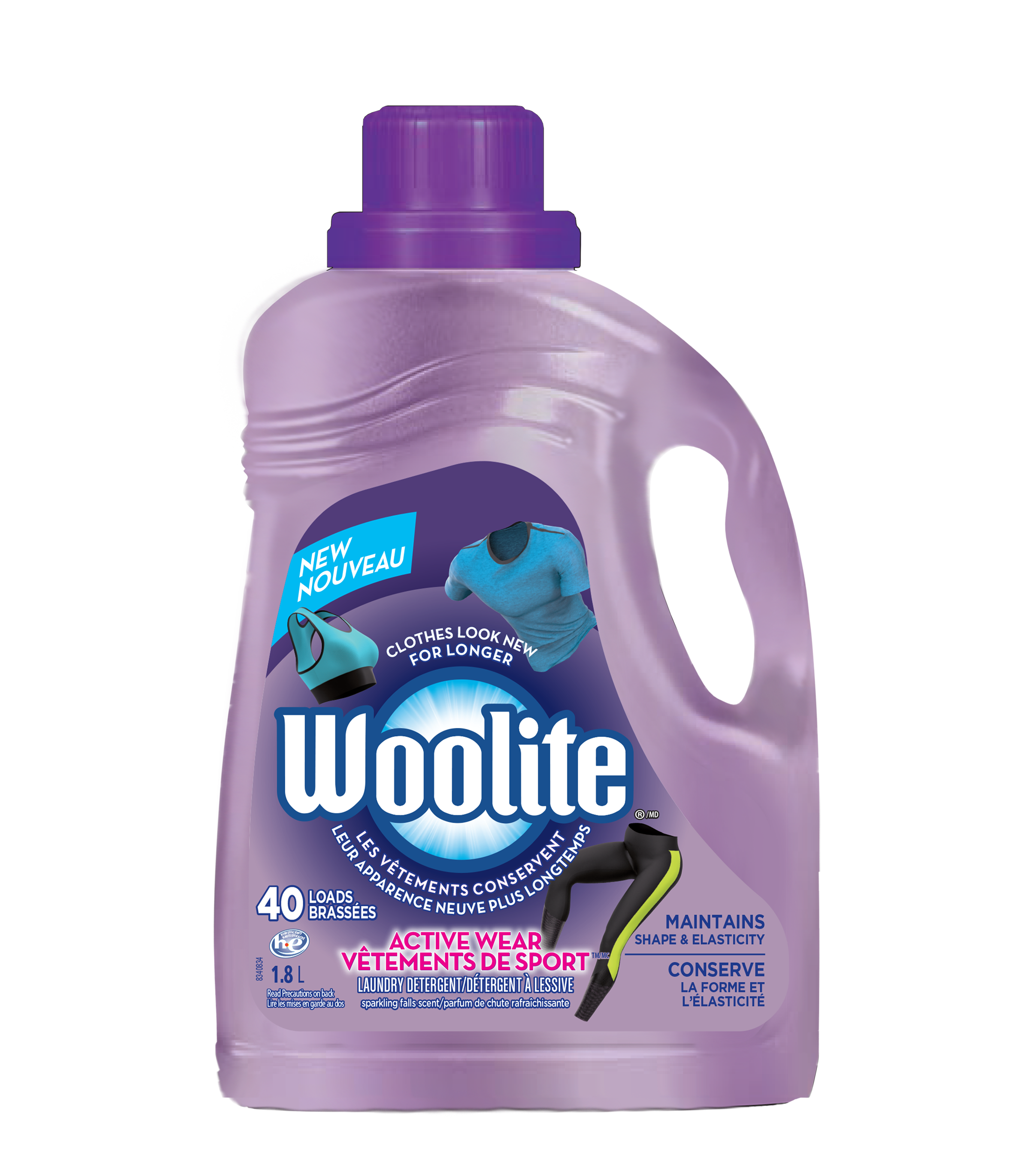 WOOLITE® Active Wear - Sparkling Falls Scent (Canada) (Discontinued Feb 1, 2021)